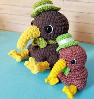 PATRON GRATIS PAJARO KIWI AMIGURUMI 53385