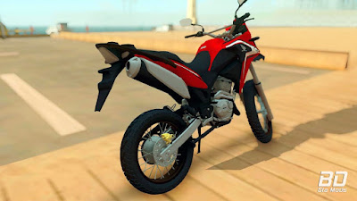 Download do mod da moto Honda XRE 300 2019 para o jogo GTA San Andreas PC