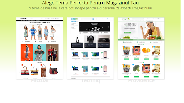 Alege o tema perfecta pentru magazinul tau online