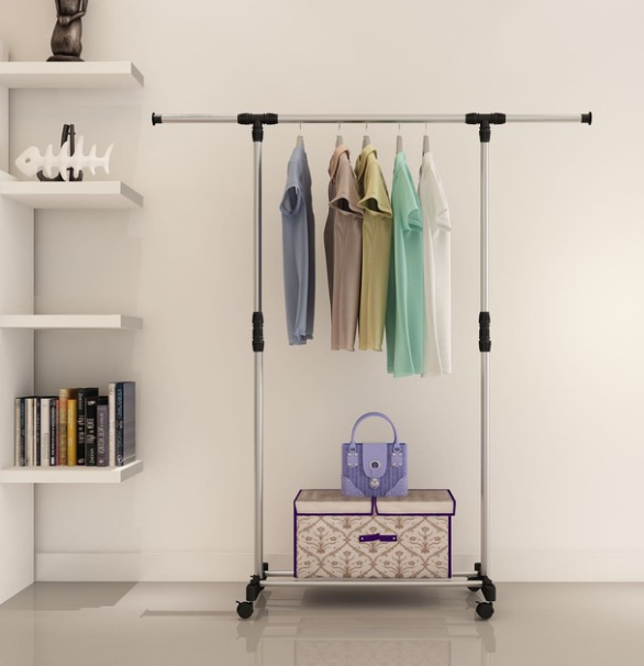  Lemari  Pakaian  Stand Hanger  Single Rak bandarperabot com