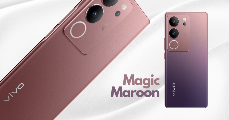 vivo V29 Magic Maroon