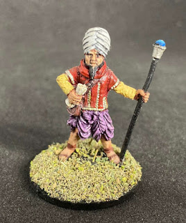 Ral Partha Arabian Wizard with Turban Staff and Scroll