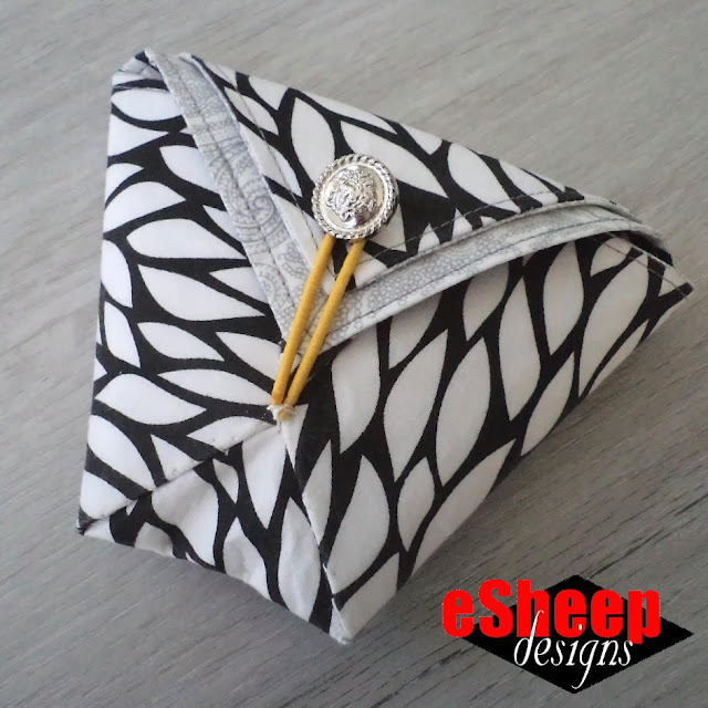 6 Pocket Fabric Origami Pouch by eSheep Designs