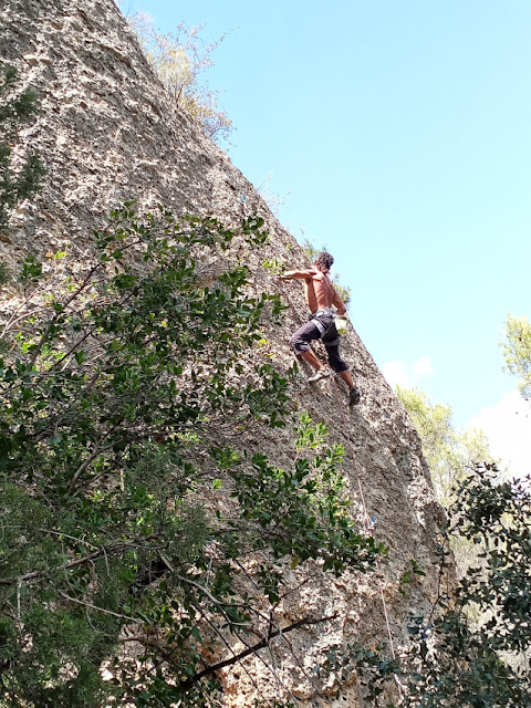 Un servidor en el Rotpunkt de L'Estibador 6c