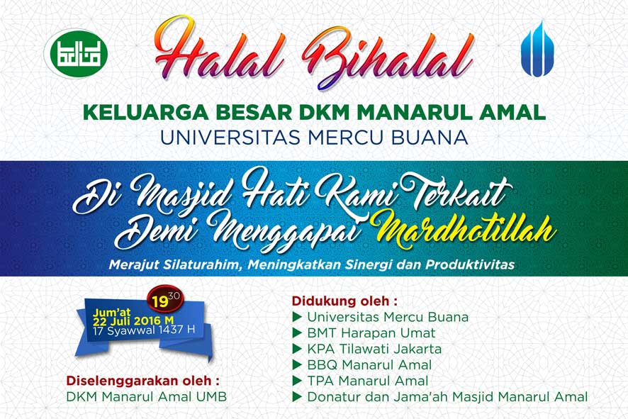 Contoh Banner Acara Halal Bihalal Kontrak Omah