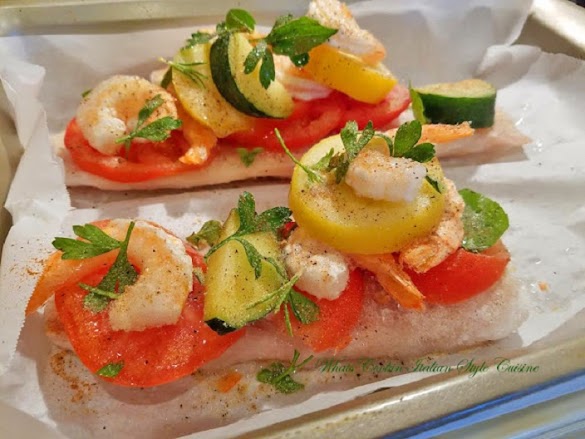 Baked Haddock Shrimp Zucchini Recipe