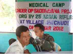 Healing Touch by Assam Rifles to locals of remote villages in Dima Hasao District