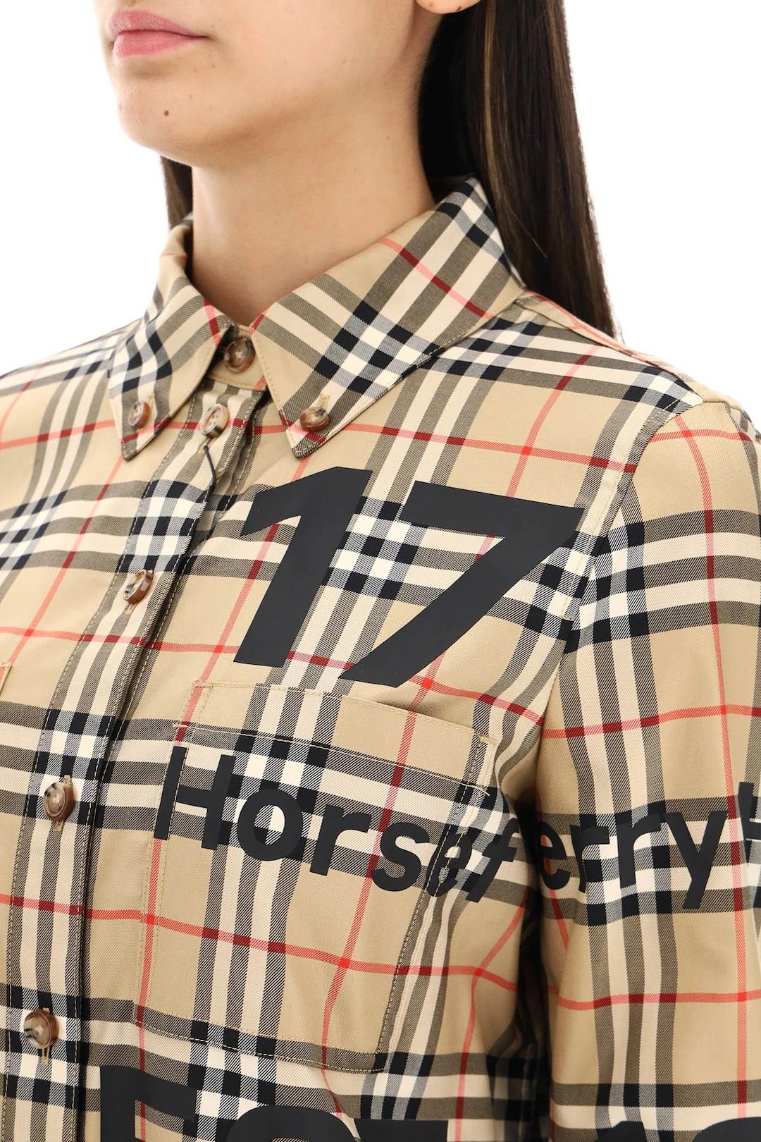 BURBERRY HORSEFERRY PRINT CHECK POPLIN SHIRT (RMNOnline.net / RMNOnline Fashion Group)