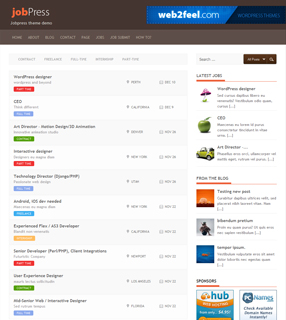 Jobpress Wordpress Theme