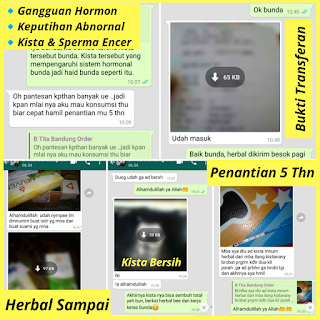 Testimoni promil bee untuk keputihan