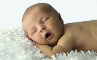 Cute Little Baby Sleep Open His Mouth HD Wallpaper