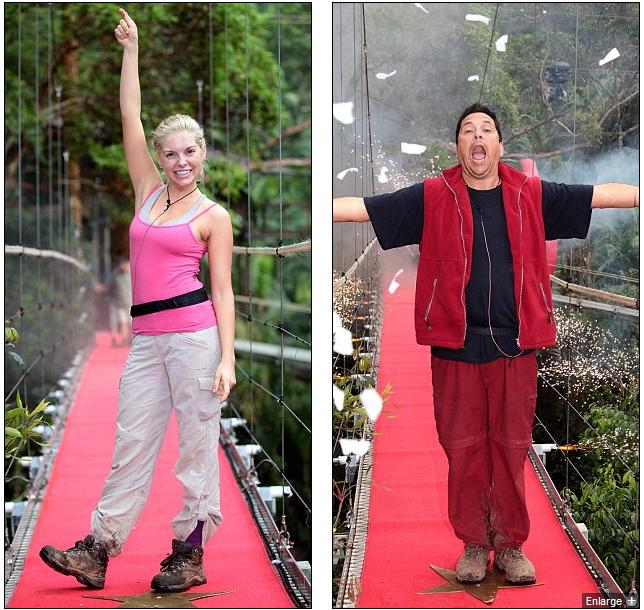Eliminated: Kayla Collins and Dom Joly were given the chop in I'm A 