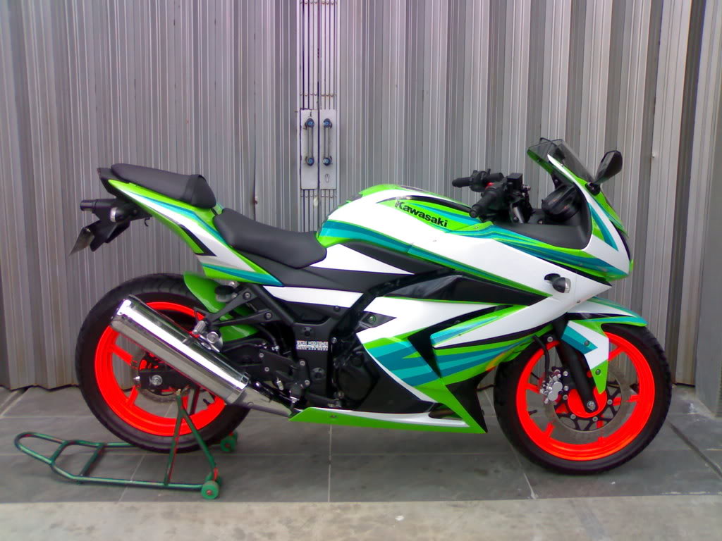 Modif Ninja 250 Cutting Sticker 2013 Yayan Endriyanto News