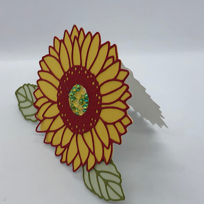 Sunflower dies, Stampin' Up!