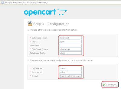  Instalasi Opencart di Localhost