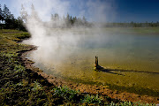 Midway Geyser Basin, Yellowstone National Park. N44.51404 W110.85095. (wk )