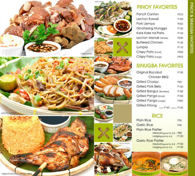 Lantaw Restaurant Menu in Busay