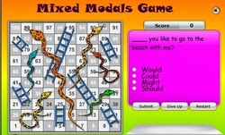 http://www.esltower.com/Games/GrammarGames/New_Snakes_%20Ladders/Mixed_Modals_Snakes_Ladders.html