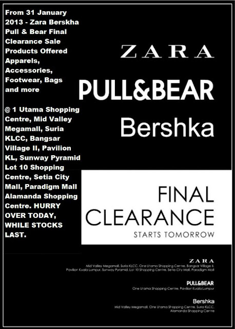 Zara Malaysia Sale 2013 | Apparels, Footwear  Bags