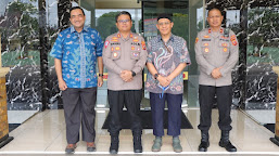 Kapolres Indramayu AKBP Dr. M. Fahri Siregar  Gelar Silahturahmi Dengan GM RU VI Balongan.