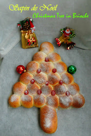 Xmas tree, Sapin de noel, christmas tree in brioche