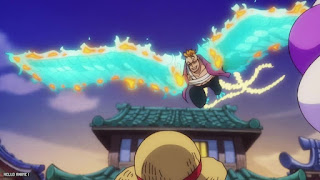 ワンピース アニメ 1087話 不死鳥マルコ Marco the Phoenix ONE PIECE Episode 1087