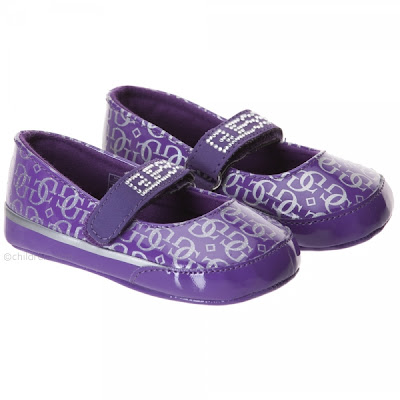 Designer Baby: Guess Baby Purple Prewalker Shoes