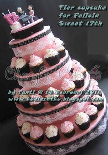 Kue Ulang Tahun Anak  CupCake  Birthday Cake: Sweet 17th 