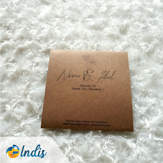 Soft Cover Semi Amplop Uk 10x10 cm