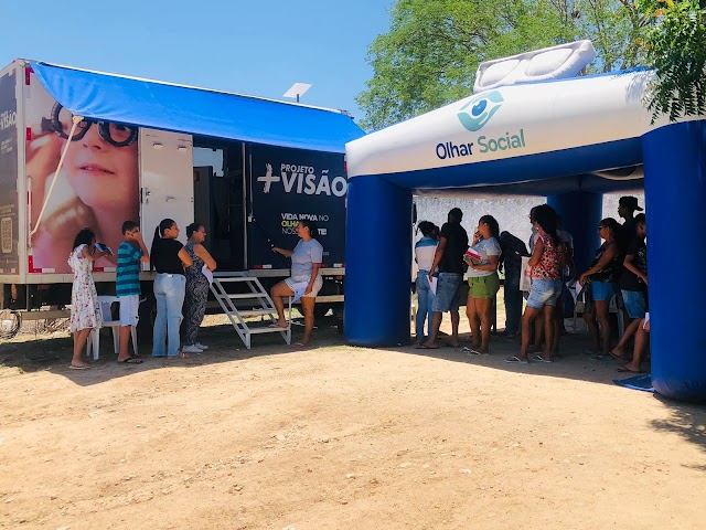A Prefeitura Municipal de Baixa Grande realizou o primeiro dia de Mutirão Oftalmológico em Mandacaru