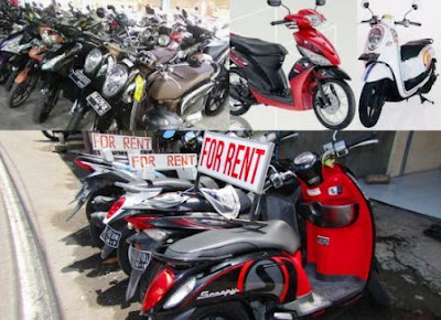 harga sewa motor di Kuta 2019