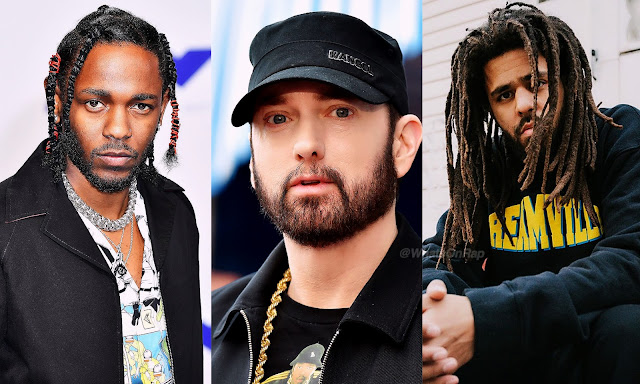 Eminem Says Kendrick Lamar, J. Cole Inspire Him To Be The Best Rapper