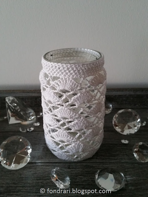 Crochet Jar Cover #2 - free pattern