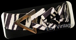 zebra belt
