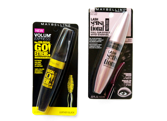 Maybelline New York Colossal Go Extreme Leather Black, Maybelline New York Lash Sensational Black Pearl