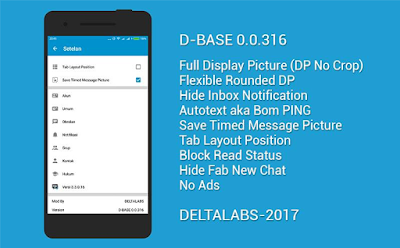 BBM DELTA 0.0.316 Base BBM V3.3.0.16 Apk Full Terbaru 2017