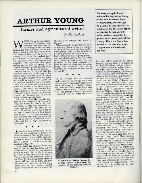 The article by Malcolm Tomkins, referred to by Peter Kingsford, was published in the November 1968 issue of Hertfordshire Countryside magazine and is also embedded below. The cutting is part of the Peter Miller collection.