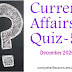 December 2020 Current Affairs Quiz-5 (#CurrentAffiars) (#compete4exams)(#eduvictors)