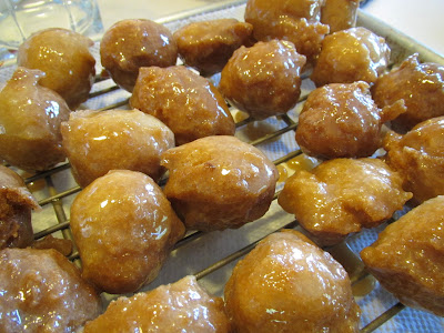 Gluten Free Toffee Covered Donut Holes