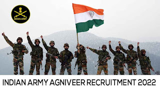 Indian Army Agniveer Rally 2022 - Apply Online For 25000+ Agniveer Vacanies - All India Army Agniveer Rally Schedule @ joinindianarmy.nic.in