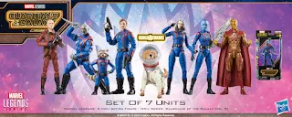 Marvel Legends Action Figure Guardians of the Galaxy: VOLUME 3 set, Hasbro