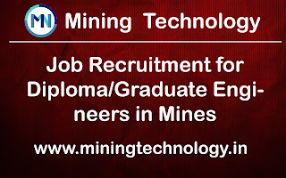 Requirement for Diploma/Graduate Engineers in Mines/HEM Equipments in Cement & Thermal Power Plant