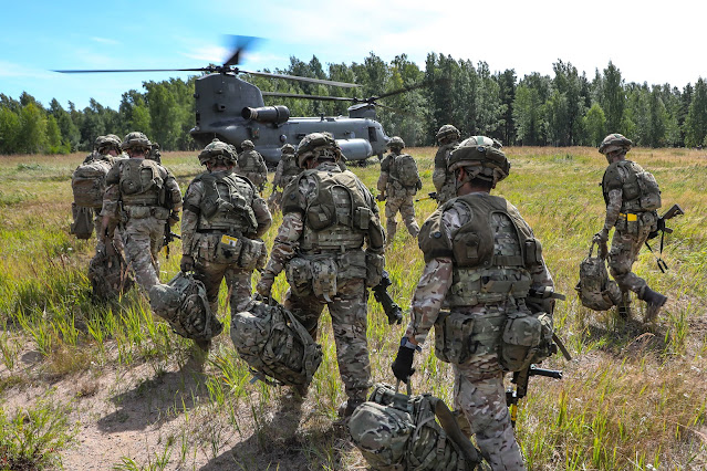 Two Chinooks from RAF Odiham have returned home after supporting the UK-led NATO enhanced Forward Presence in the Baltic Region since 8 July 2022.