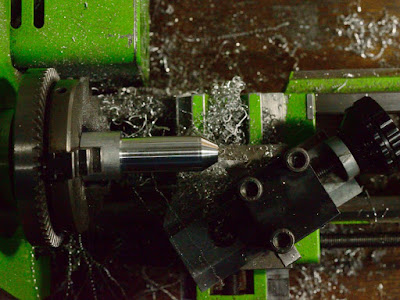 玉押し調整工具製作工程２．コーンのテーパー切削