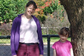 Chantelle McDougall — pictured with her six-year-old daughter Leela — left a note saying the group was headed to Brazil. 