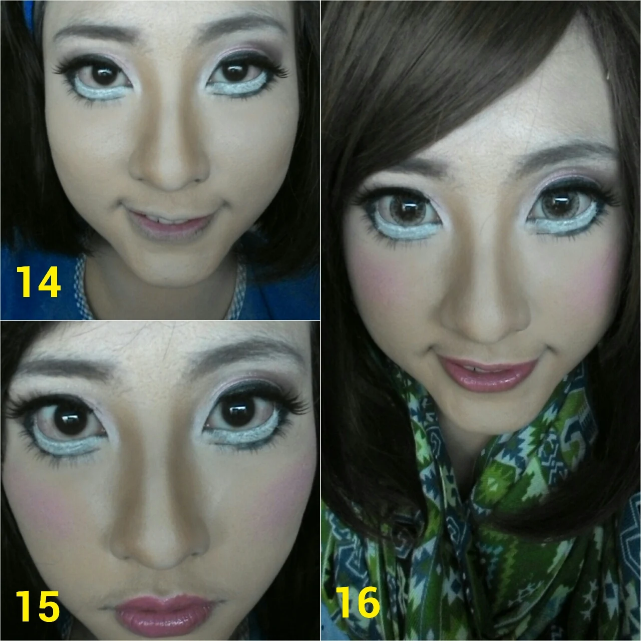 TUTORIAL ANIME BIG EYE MAKE UP Mayu Corner