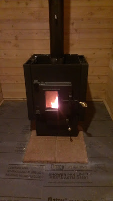 First stove firing.