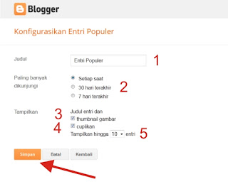 Memasang Widget Artikel Terlaris di Blog