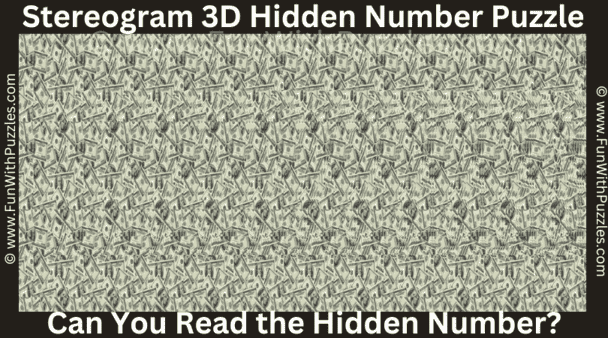5. Stereogram Puzzle: Can You Read the Hidden Number?