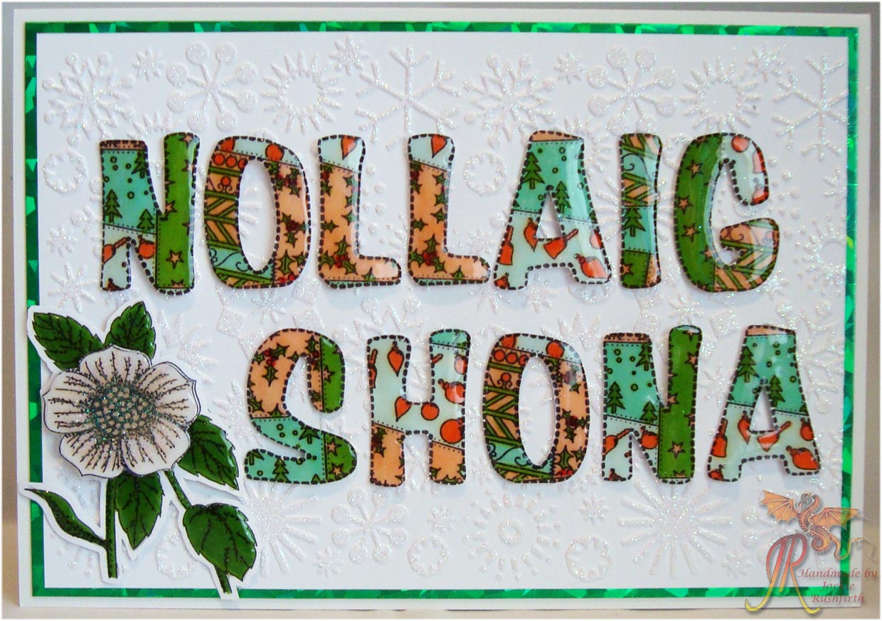 Jackies Stuff: An Irish Gaelic Christmas card